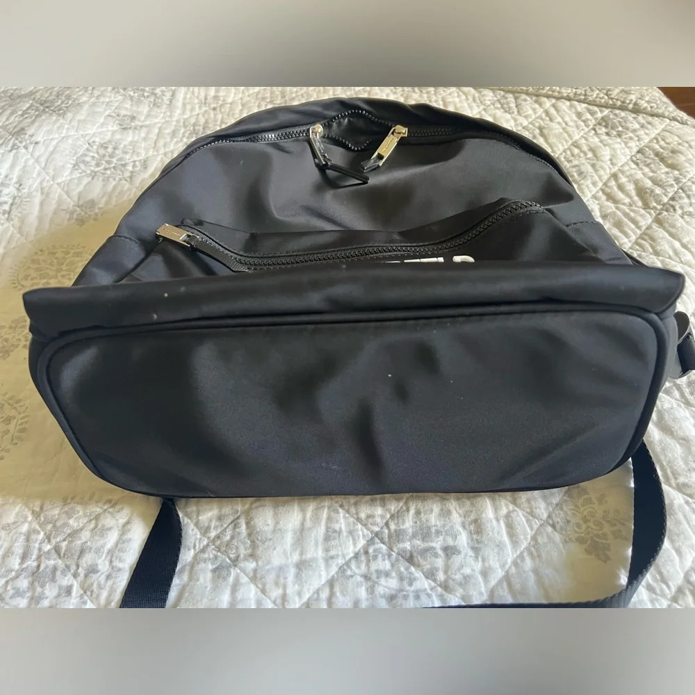 Karl Lagerfeld Sleek Black Backpack - Picture 3 of 6
